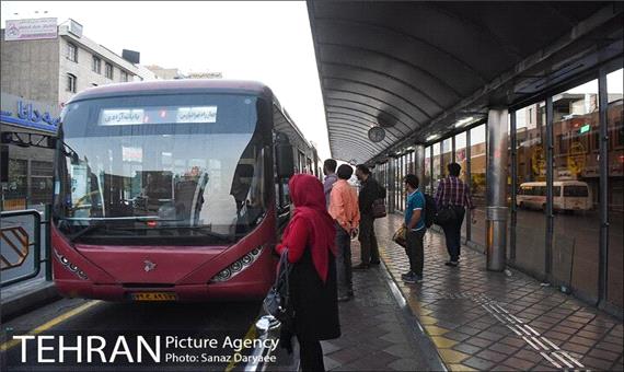 خدمات‌رسانی ناوگان اتوبوسرانی با حداکثر ظرفیت در روزهای پربارش پایتخت