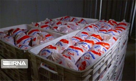 750 تن مرغ منجمد با نرخ مصوب در گیلان توزیع شد