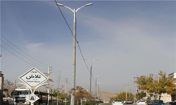 طرح روشنایی شهرک رکن‌آباد شیراز به بهره‌برداری رسید