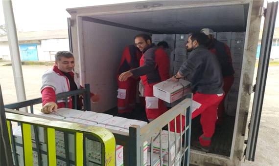 ارسال  1480 بسته غذایی اضطراری برای زلزله زدگان خوی