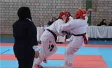 برگزاری رقابت‌های کاراته آزاد بانوان بسیج گیلان در سنگر