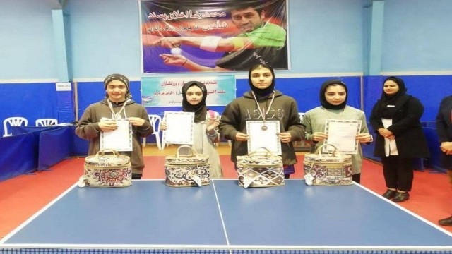 درخشش دختران مازنی در مسابقات تنیس روی میز کشور