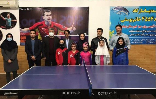 مسابقات تنیس روی میز نونهالان منطقه ۲ کشور در بهشهر