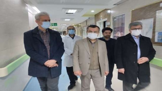 بازدید رئیس مجمع نمایندگان گیلان از بیمارستان حضرت رسول اکرم (ص) رشت