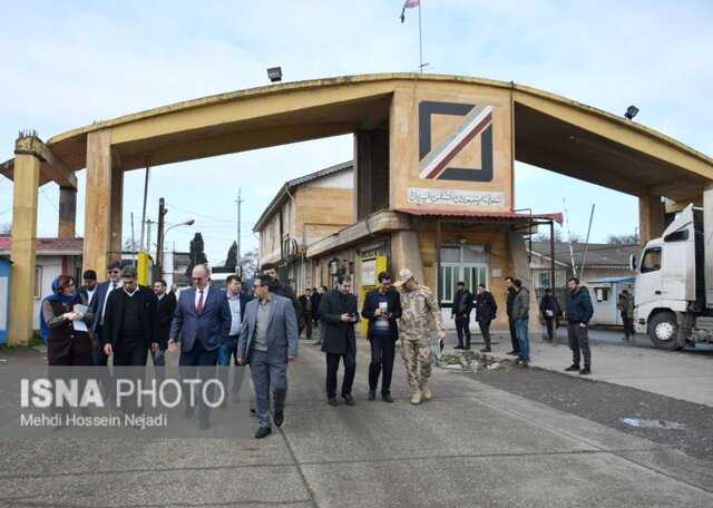 بازدید سفیر بلاروس در ایران از زیرساخت های اقتصادی آستارا + عکس