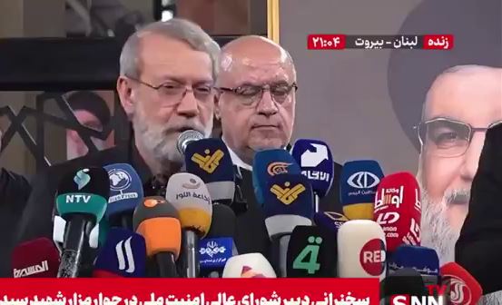 لاریجانی: شرایط روزگار بر شهید نصرالله تأثیر نمی‌گذاشت و انسان خودساخته‌ای بود