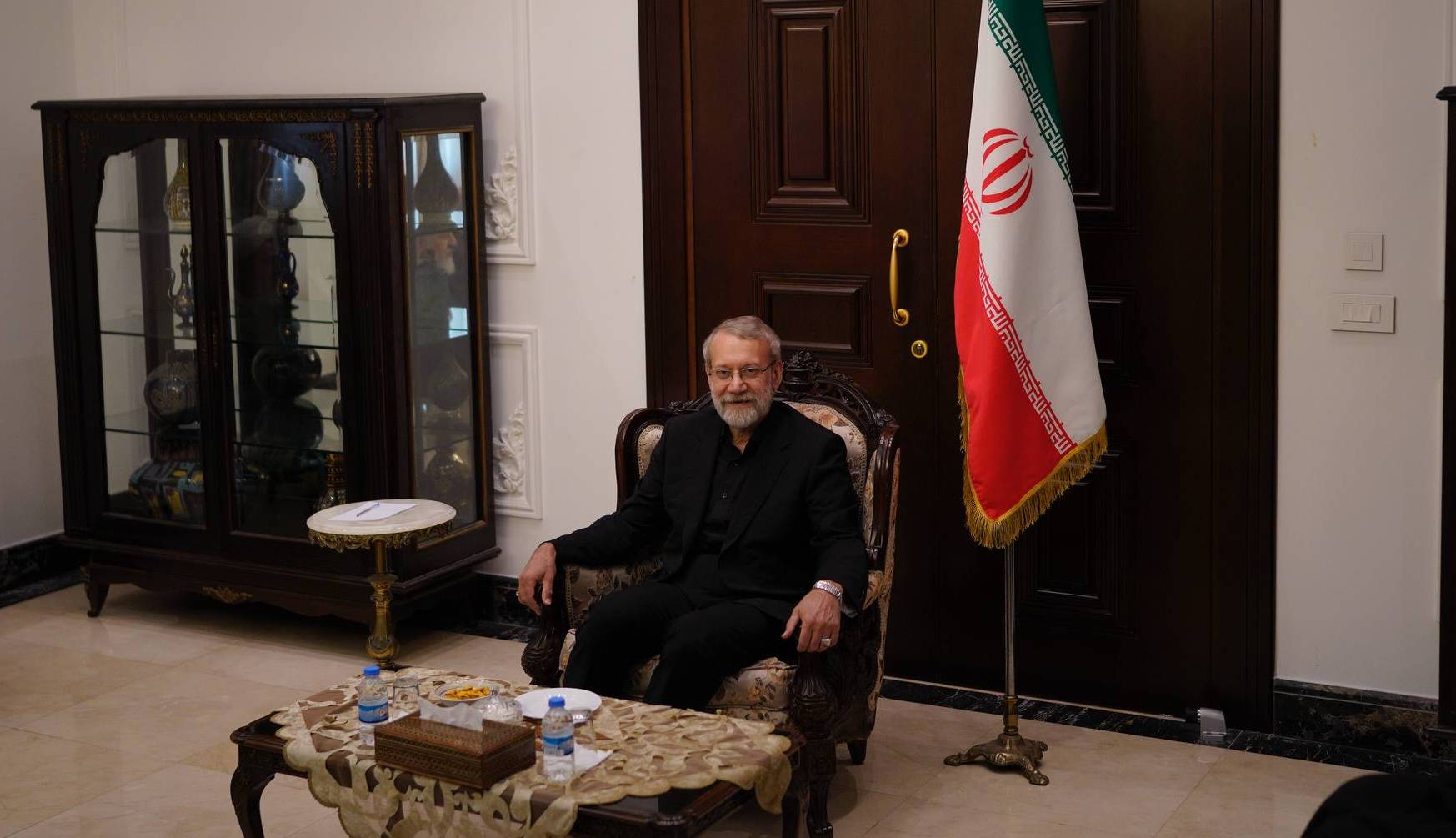 لاریجانی با دبیرکل حزب‌الله لبنان دیدار کرد