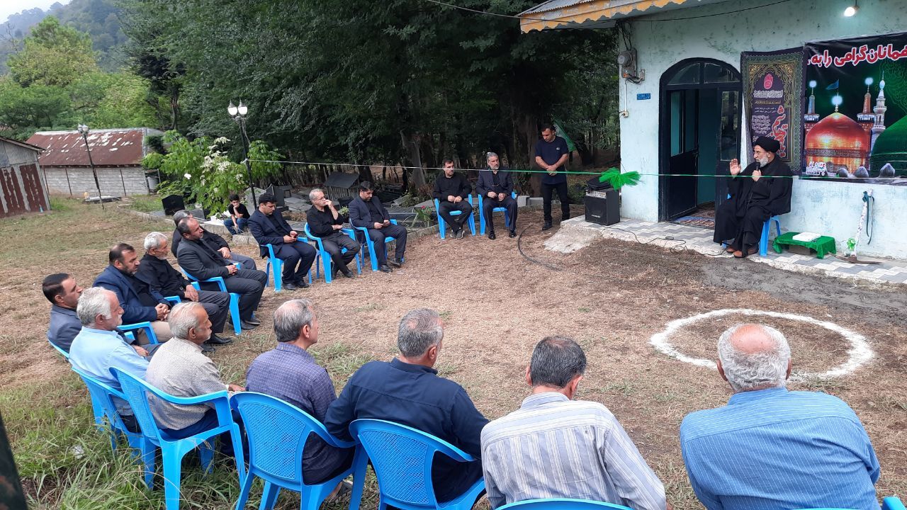 کلنگ‌زنی بقعه حضرت ابوالقاسم (ع) در روستای سراکه ماسال