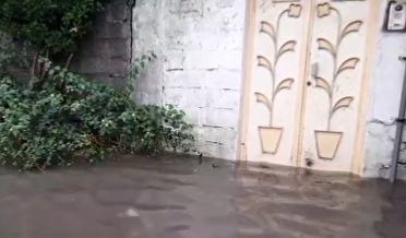 آبگرفتگی ۲۰ واحد مسکونی در بندرانزلی