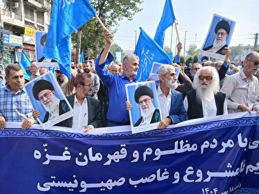 برگزاری راهپیمایی بشارت نصر هم زمان با سراسر کشور در گیلان