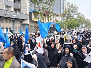 حمایت از مظلومان غزه با راهپیمایی بشارت نصر