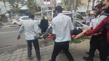 نجات جوان لنگرودی که حین رانندگی دچار تشنج شد