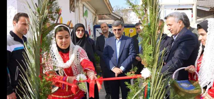 افتتاح زمین کفپوش شده هنرستان ۱۷ شهریور دخترانه آستانه اشرفیه.