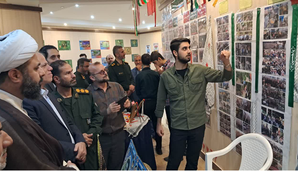 گشایش نمایشگاه اسوه بسیج شفت با جلوه‌ای از ایمان و ابتکار