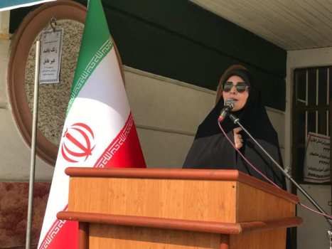 گرامیداشت هفته پدافند غیر عامل با حضور مدیر کل آموزش و پرورش استان گیلان در هنرستان ستوده منطقه خشکبیجار