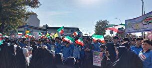 فریاد استکبارستیزی گیلانیان در ۱۳ آبان