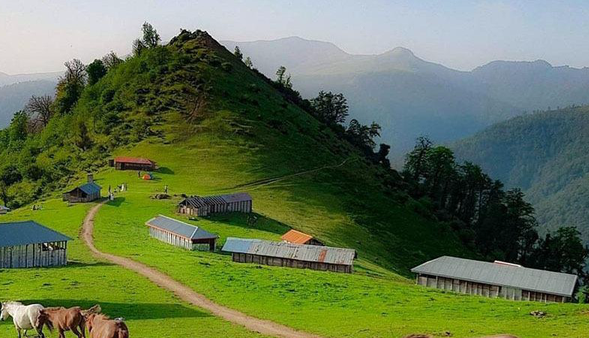 آسمان گیلان صاف تا نیمه‌ابری