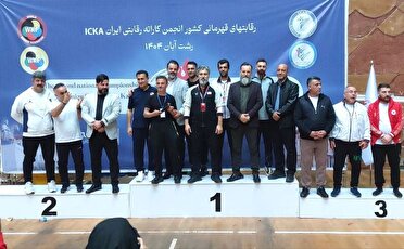 قهرمانی گیلان در مسابقات کشوری کاراته آقایان، سبک ICKA