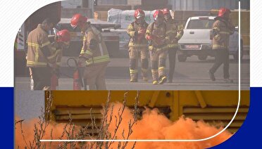 برگزاری مانور سطح B اطفای حریق در پست‌های برق فشارقوی مجتمع بندری انزلی