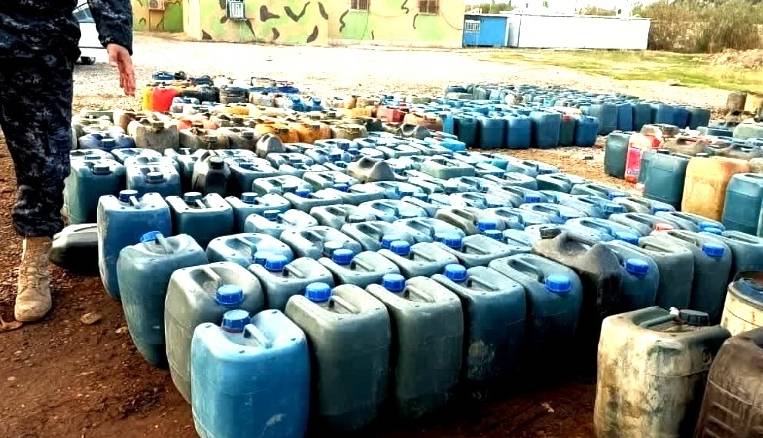 کشف بیش از ۷ هزار لیتر سوخت قاچاق در صومعه‌سرا