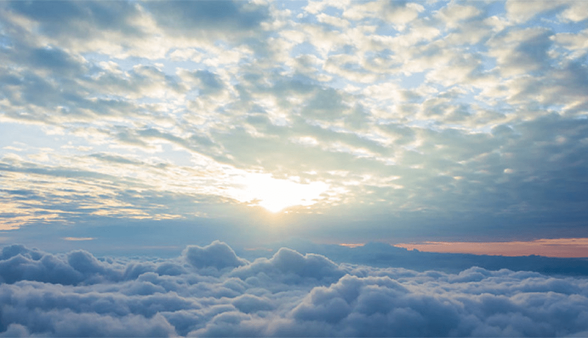 آسمان گیلان میان ابر و آفتاب مردد است!