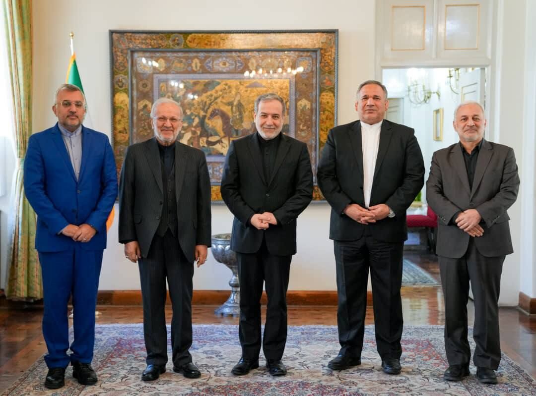 دیدار رئیس کمیسیون اقتصادی و رئیس کمیته دیپلماسی اقتصادی مجلس با عراقچی