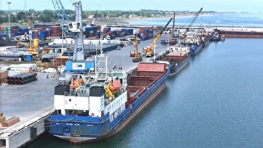 افزایش ۵۶ درصدی پهلوگیری کشتی‌ها در بندر کاسپین