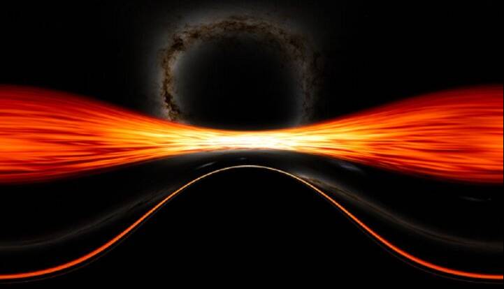 ملاقات با یک سیاهچاله از نزدیک در عکس روز ناسا