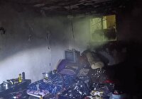 بخاری برقی خانه‌ای را در رشت به آتش کشید