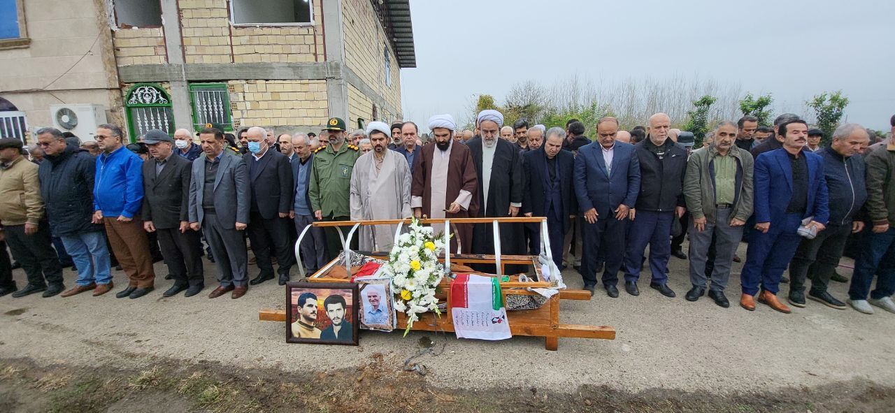 درگذشت پدر و برادران شهید حیدری در فومن