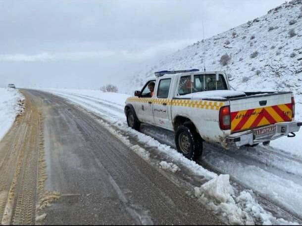 محور پونل-خلخال به دلیل کولاک و یخبندان مسدود است