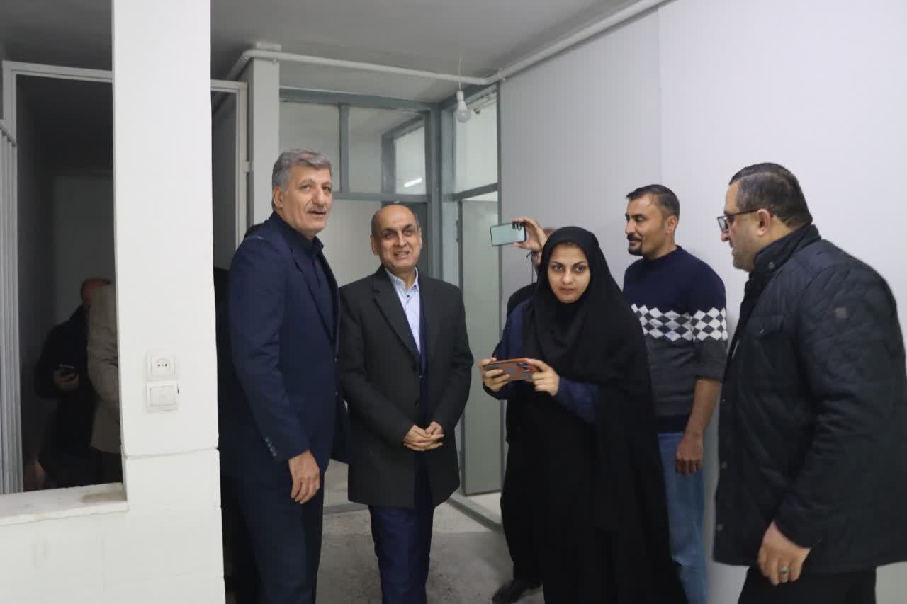 افتتاح ساختمان بخشداری لوشان