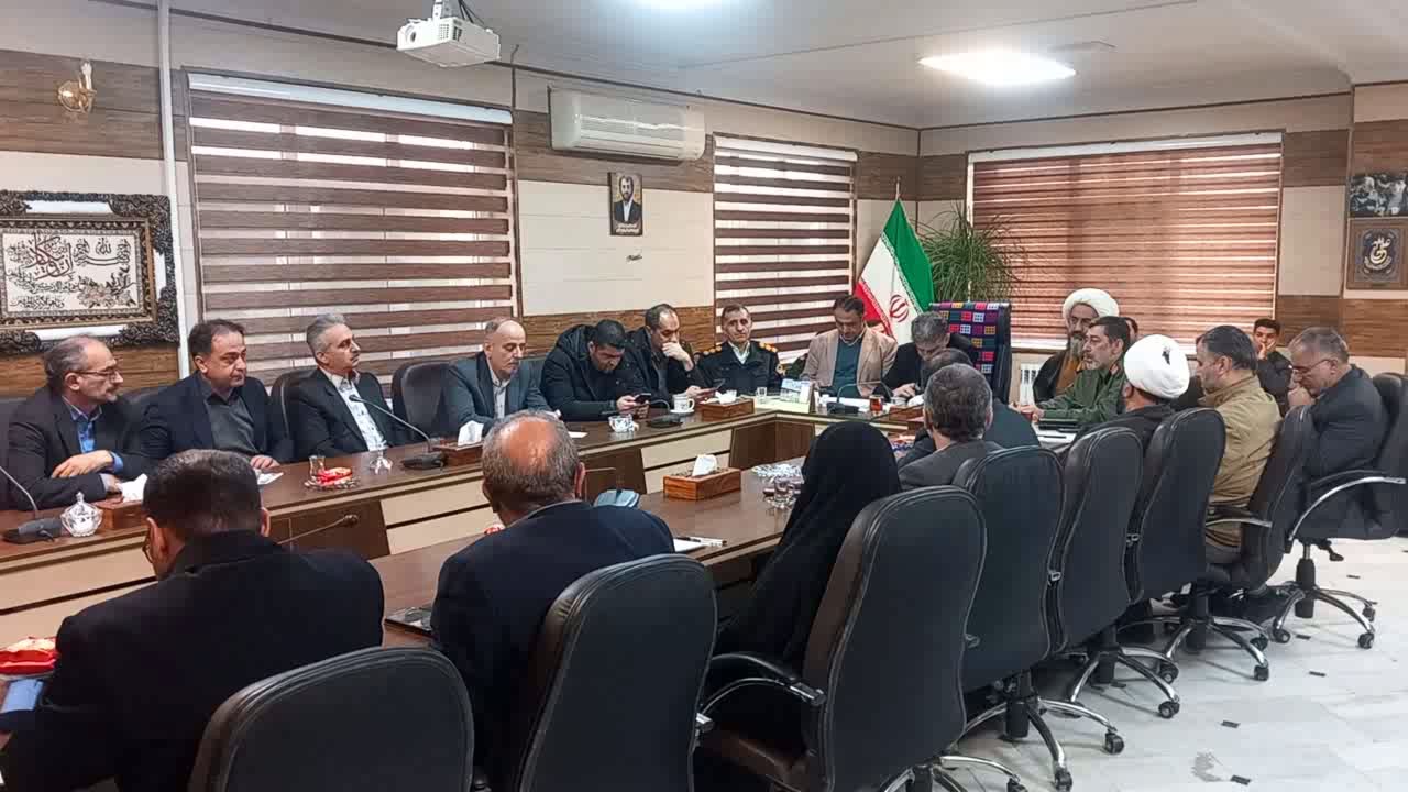 نشست هماهنگی ستاد بزرگداشت ۹ دی رودسر