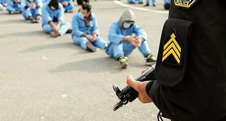 جمع‌آوری معتادان متجاهر و خرده فروشان مواد مخدر در تالش