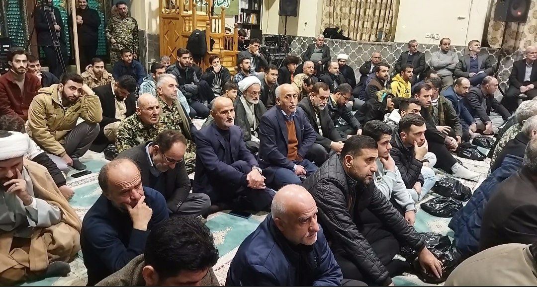 مراسم یوم‌الله ۸ دی در مسجد جامع گورابزرمیخ صومعه سرا