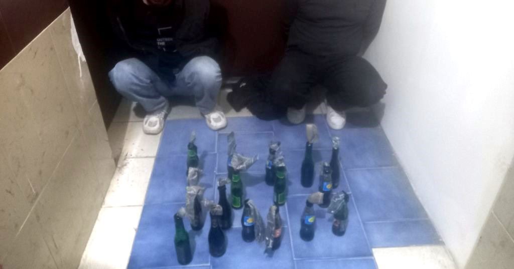 کشف مواد آتش زا از یک خودروی سواری در لاهیجان