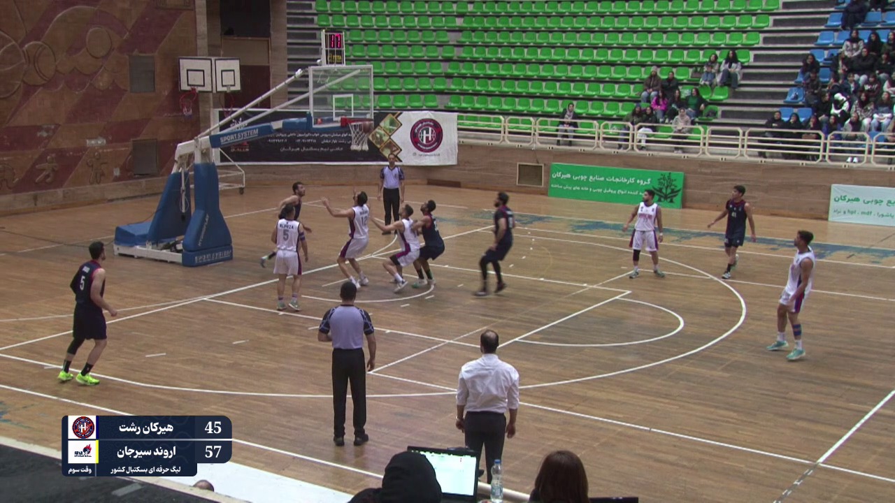 برد هیرکان رشت در رقابت‌های لیگ حرفه‌ای بسکتبال باشگاه‌های کشور