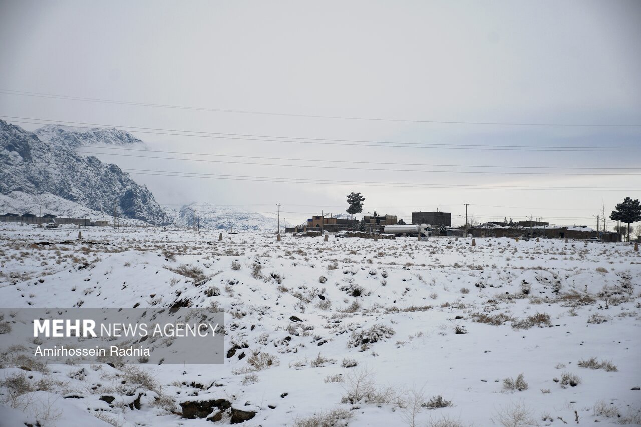 جلوه های زیبایی از بارش برف در محور اسالم- خلخال