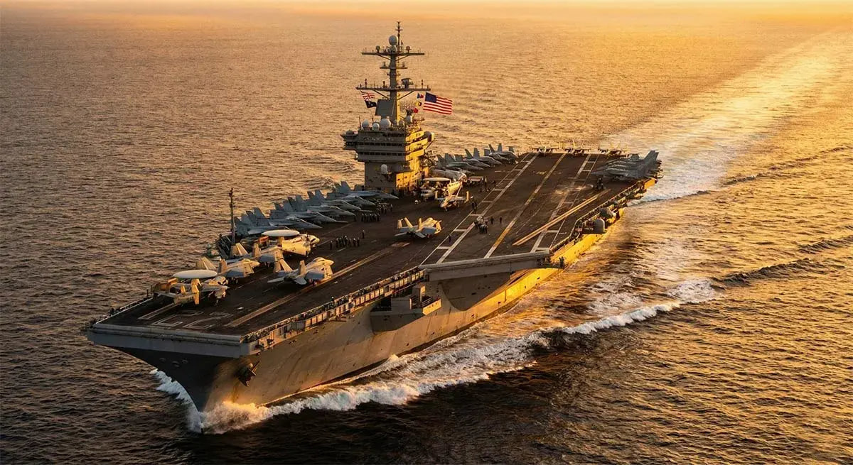 آخرین وضعیت آرایش دریایی آمریکا در منطقه