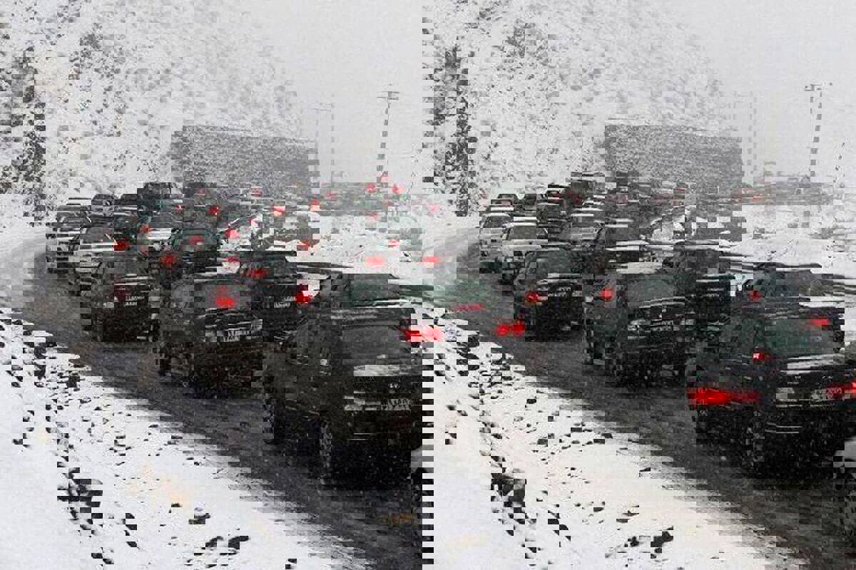 سامانه بارشی و سرد مهمان گیلان شد؛ بارش برف و کولاک در ارتفاعات