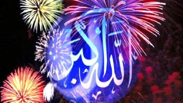 طنین گلبانگ الله اکبر و نور افشانیِ آسمان گیلان همزمان با سراسر کشور