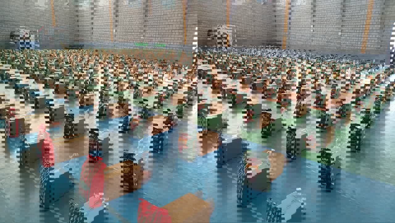 پویش ضیافت مهربانی در آستانه اشرفیه اجرا شد