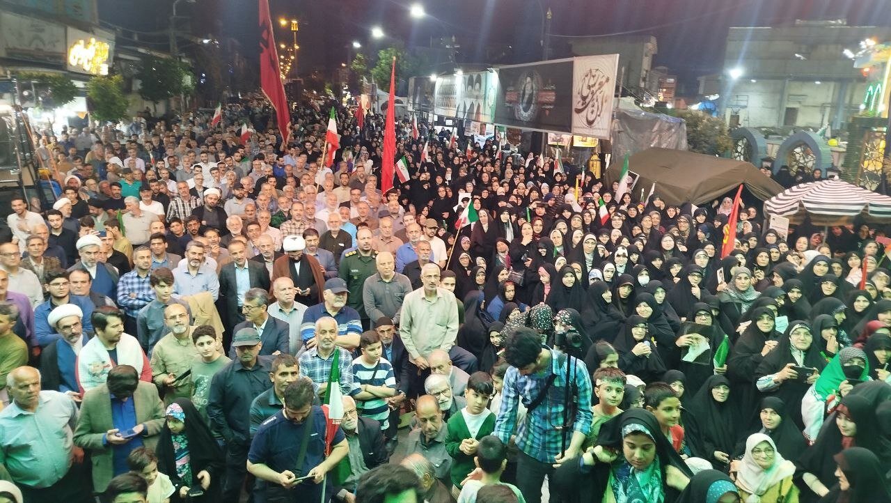 گزارش خبرنگار مهر از حضور مردم آستانه اشرفیه در نودمین قرار شبانه