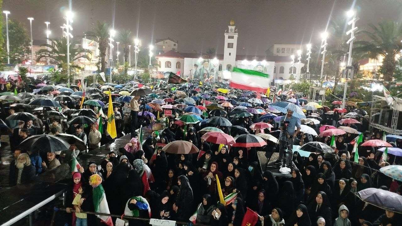 قرار نود و چهارم مردم لنگرود زیر بارش رحمت الهی