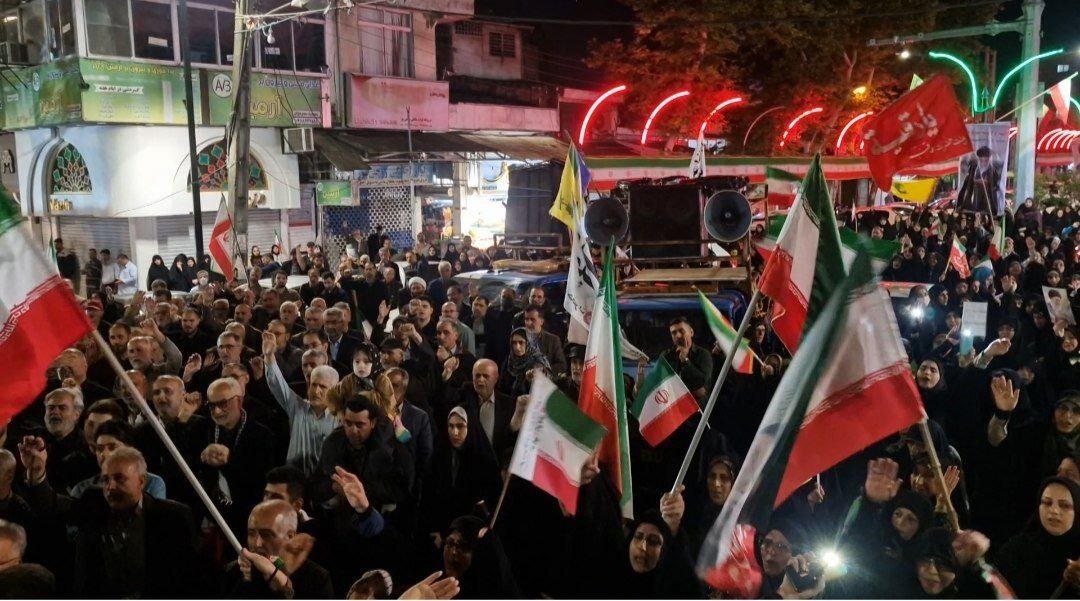 گزارش میدانی خبرنگار مهر از نود و هفتمین قرار شبانه مردم لاهیجان