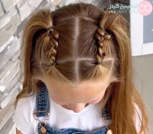 آموزش مدل مو دخترونه برای بچه ها