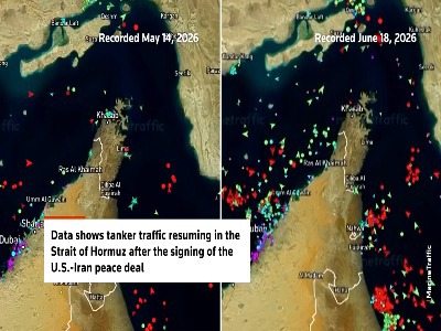 تغییرات عبور و مرور کشتی‌ها در خلیج فارس پس از توافق