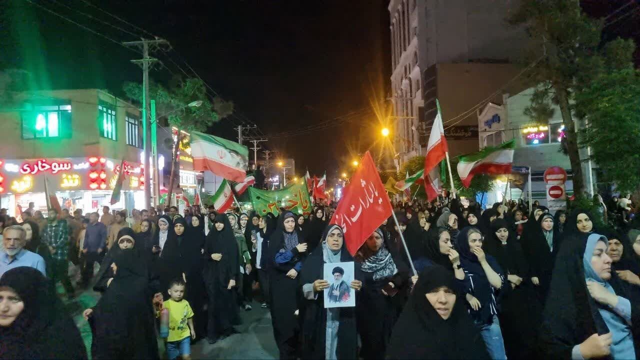 صد و یازدهمین حضور حماسی مردم  آستانه اشرفیه همراه با اقامه عزای حسینی