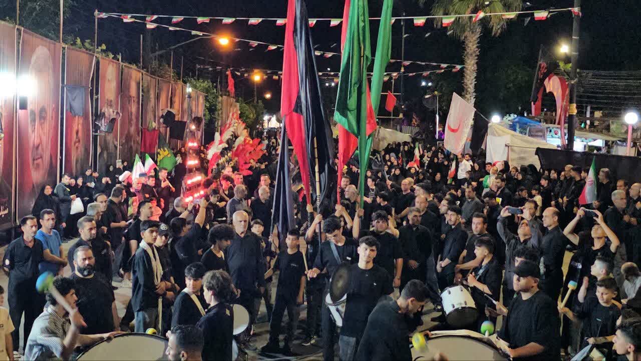شب هفتم محرم؛ آستارا یکپارچه در سوگ سالار شهیدان