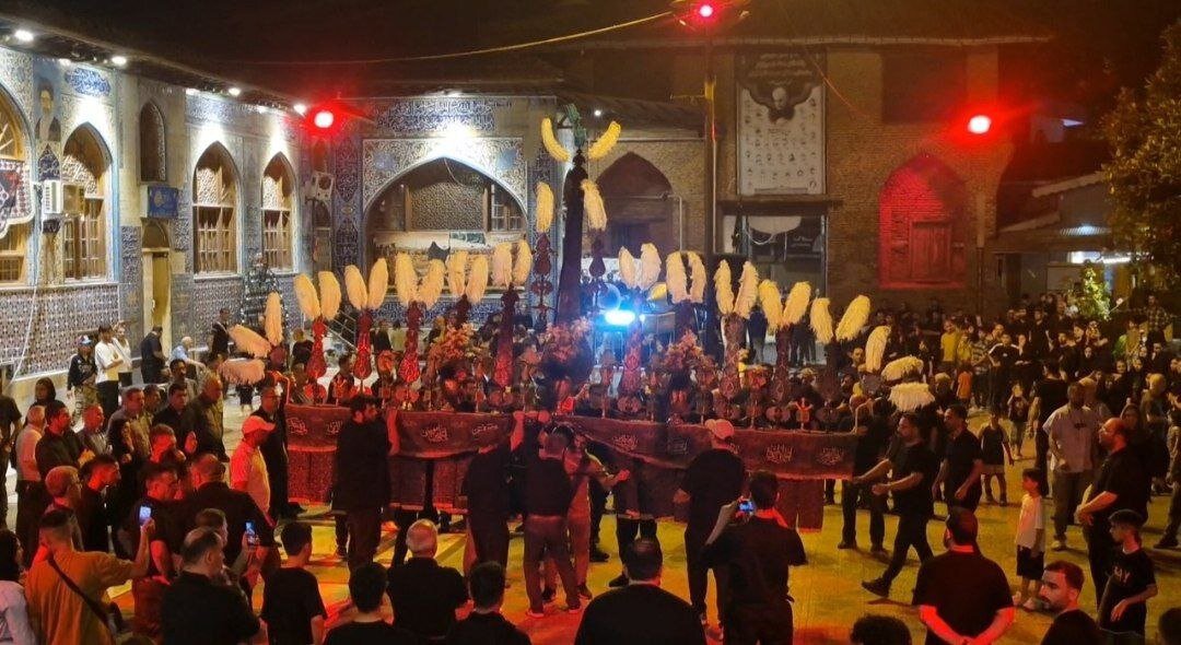 برگزاری مراسم سنتی دسته عزاداری هفت محل لاهیجان